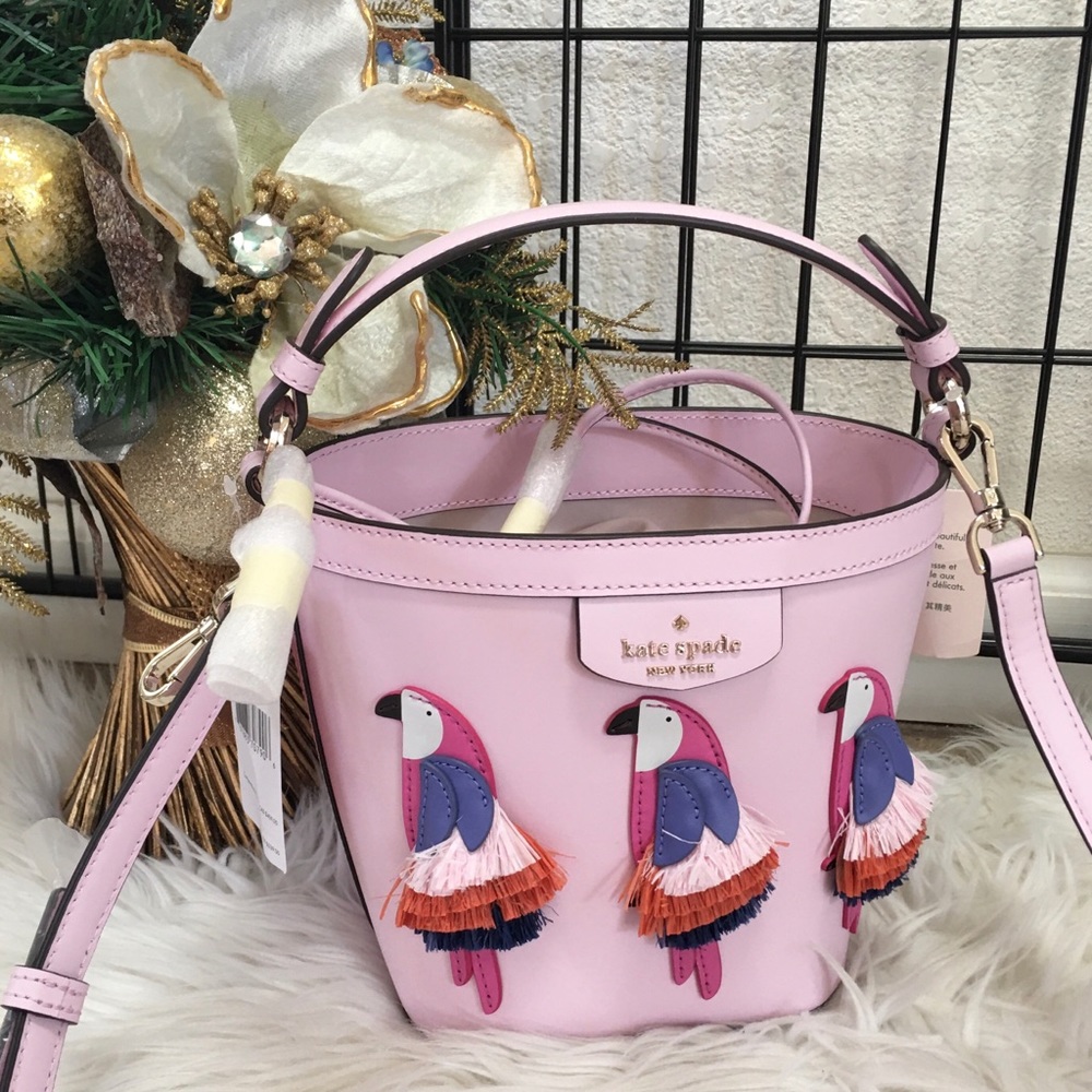 Kate spade Pippa parrot bucket bag